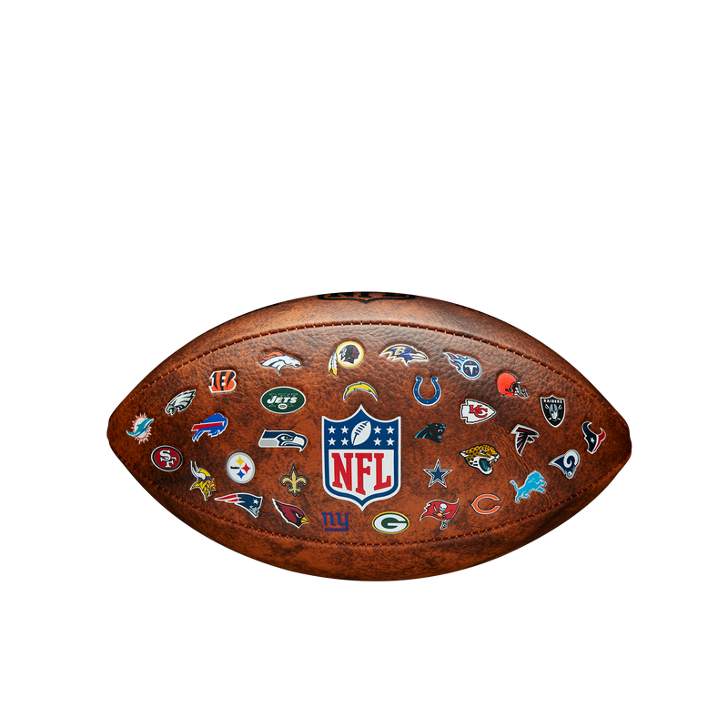 Balón de Americano NFL Throwback Team Logo Junior