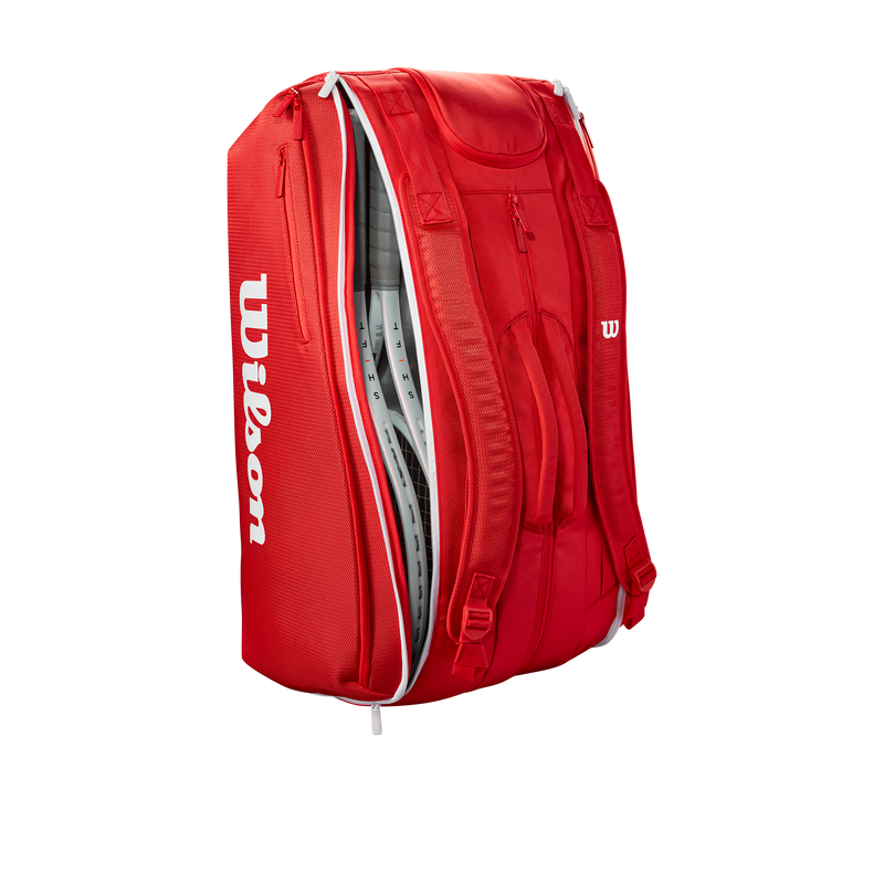 Mochila Super Tour Roja para 15 raquetas