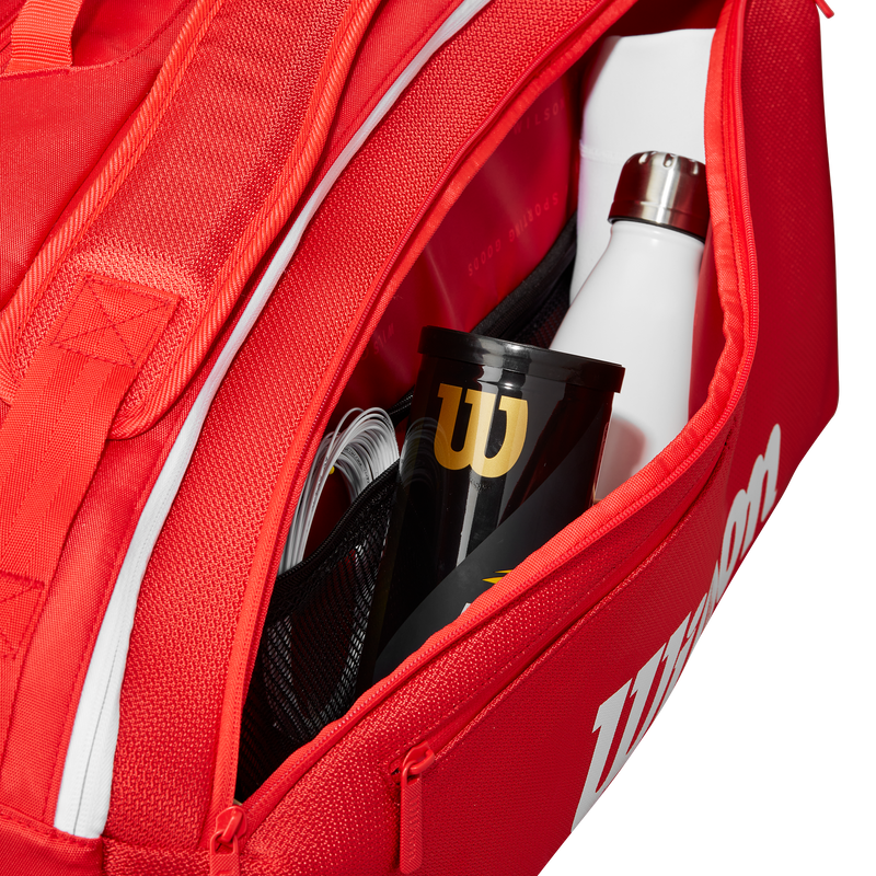 Mochila Super Tour Roja para 15 raquetas