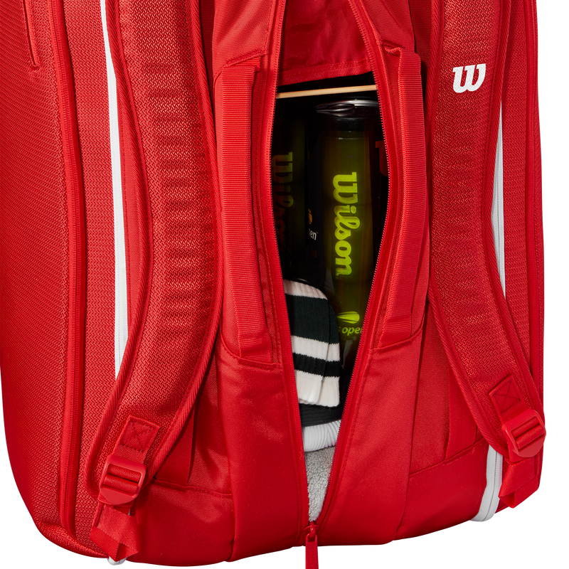 Mochila Super Tour Roja para 15 raquetas