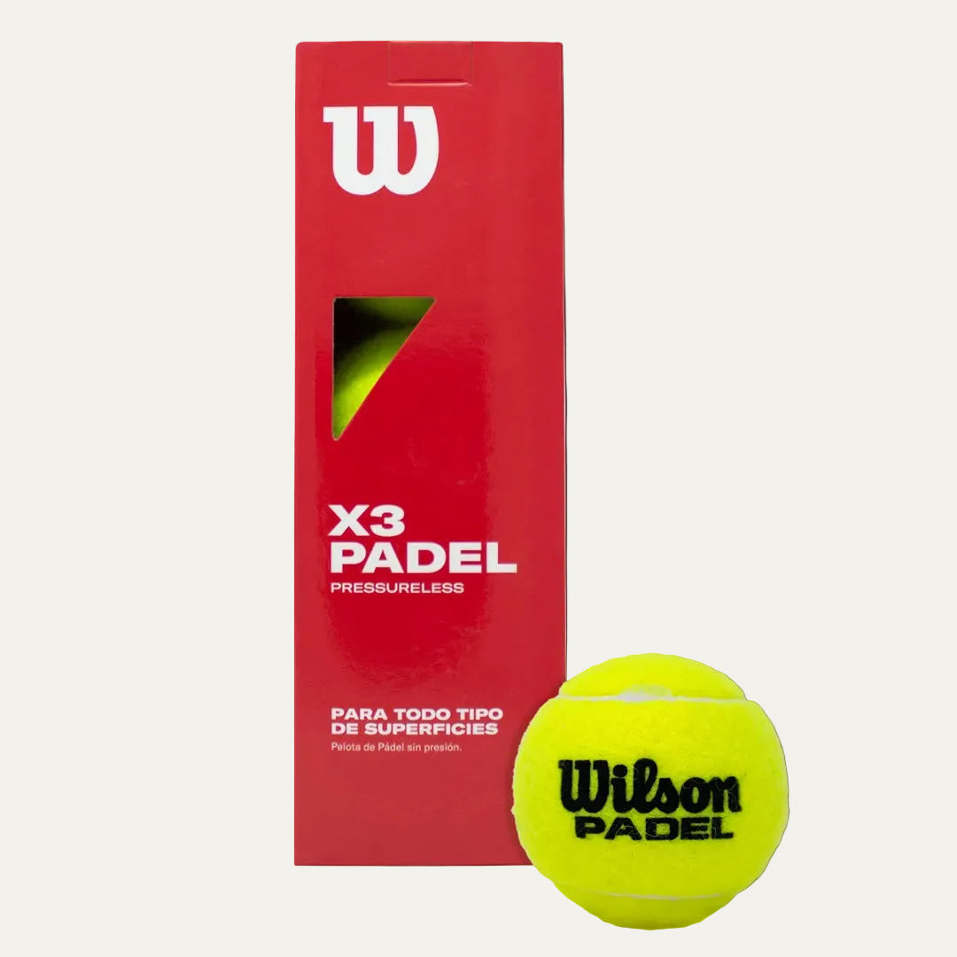 Pack de 3 pelotas de Pádel Pressureless