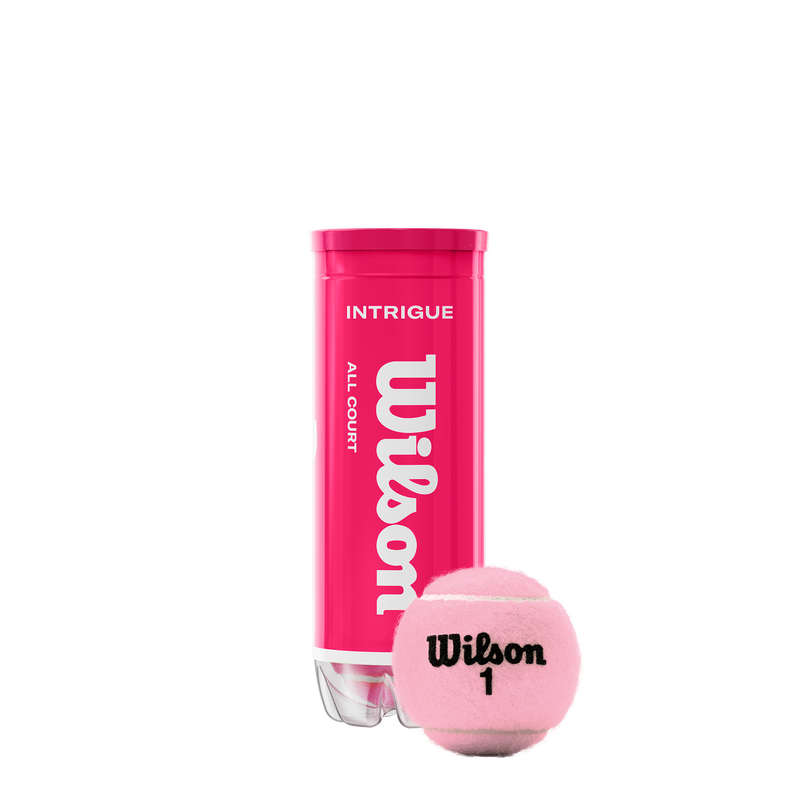 Paquete de 3 Pelotas de Tennis Intrigue Rosa