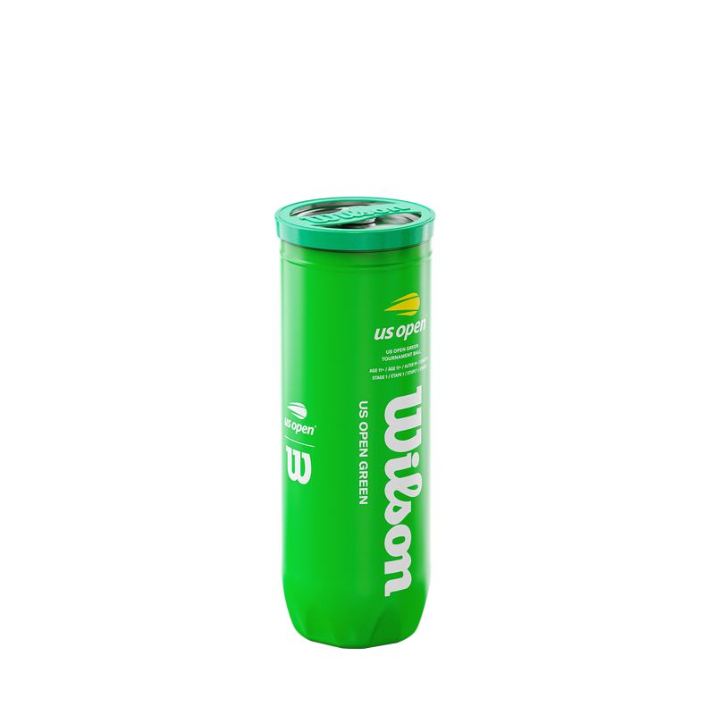 Pack de 3 Pelotas de Tennis Us Open Punto Verde