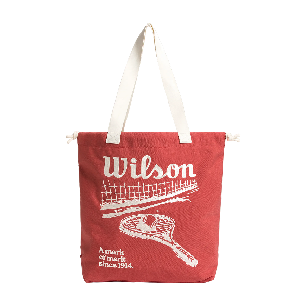 Bolso tipo tote rojo