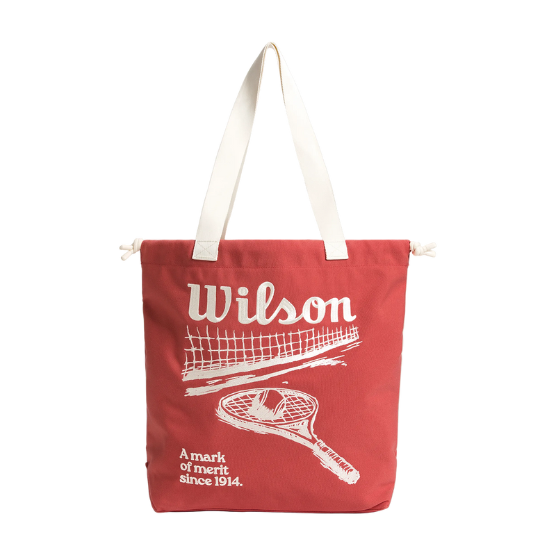 Bolso tipo tote rojo